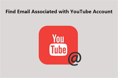 find email associated with youtube account.